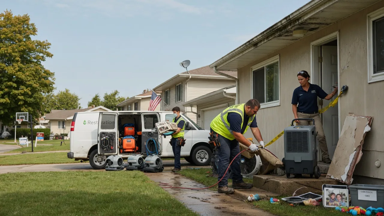 Water Damage Restoration in Wheatland, PA near me
